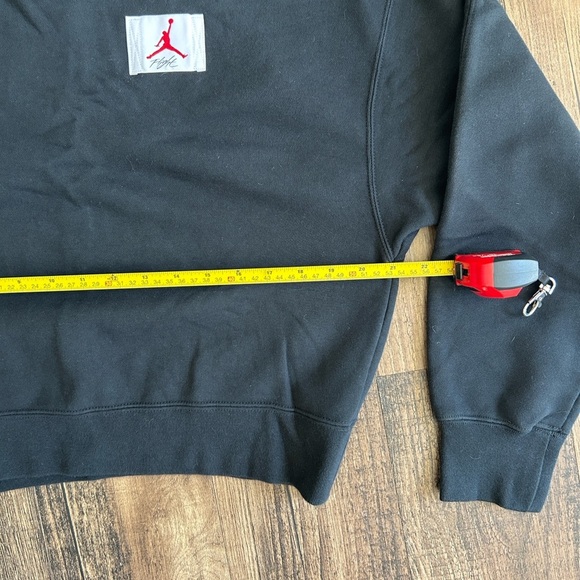 Jordan Flight fleece Black crop Sweatshirt - Picture 3 of 8